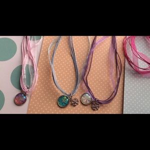 10 organza necklaces frozen 2 jewelry kid favors